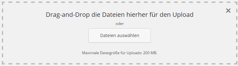 Datei Upload WordPress