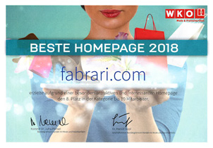 Beste Homepage 2018 - Preisverleihung