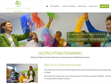 Homepage Fuer Trainerin