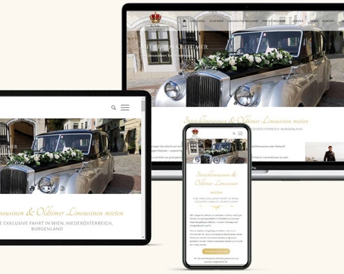Homepage Erstellung Royal Limousine