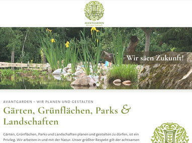Homepage Gartengestaltung