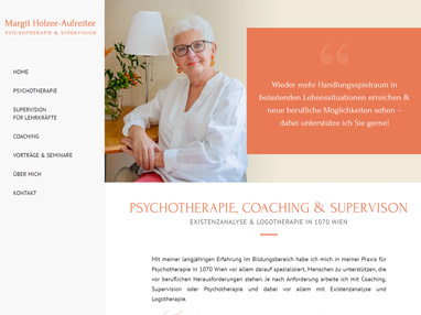 Homepage erstellen Psychotherapeutin