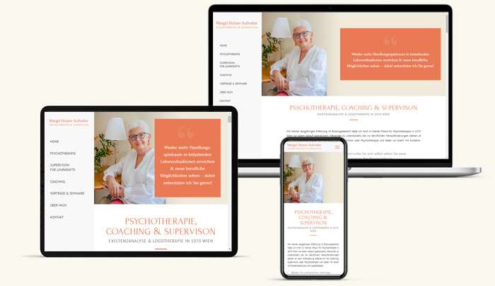 Homepage Psychotherapeutin