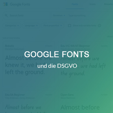 google fonts dsgvo