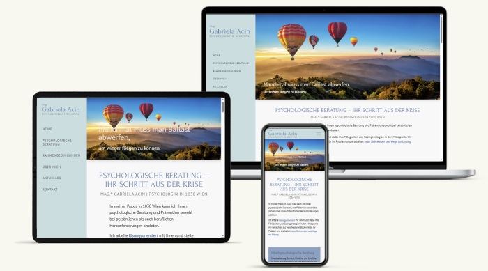 Onepage Homepage Psychologin